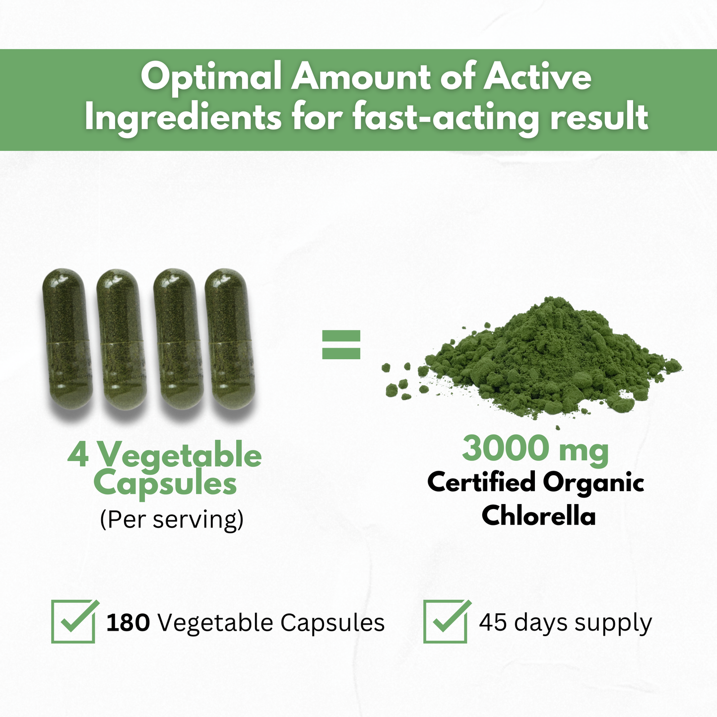 Chlorella Capsules Organic