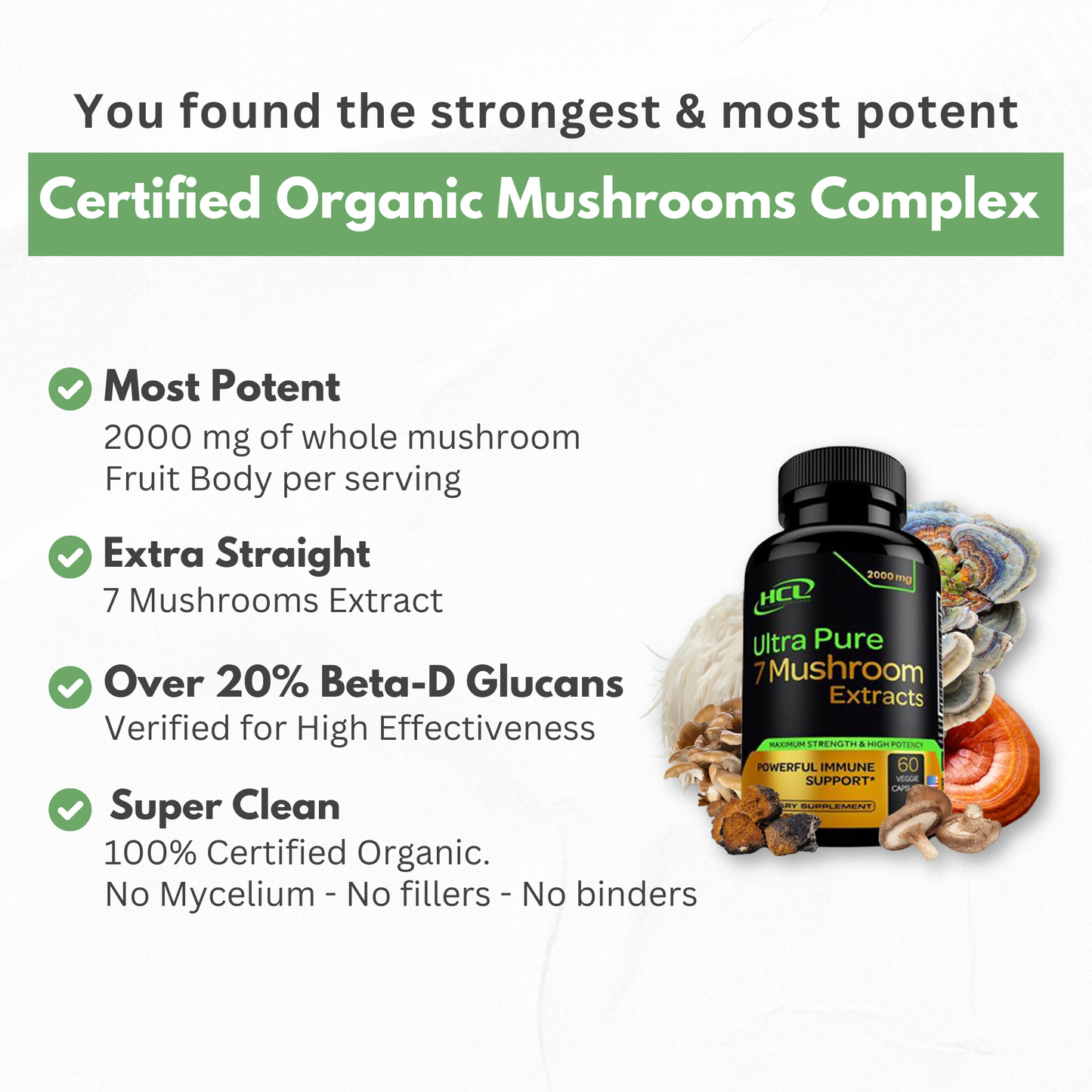 Organic Mushrooms Extract