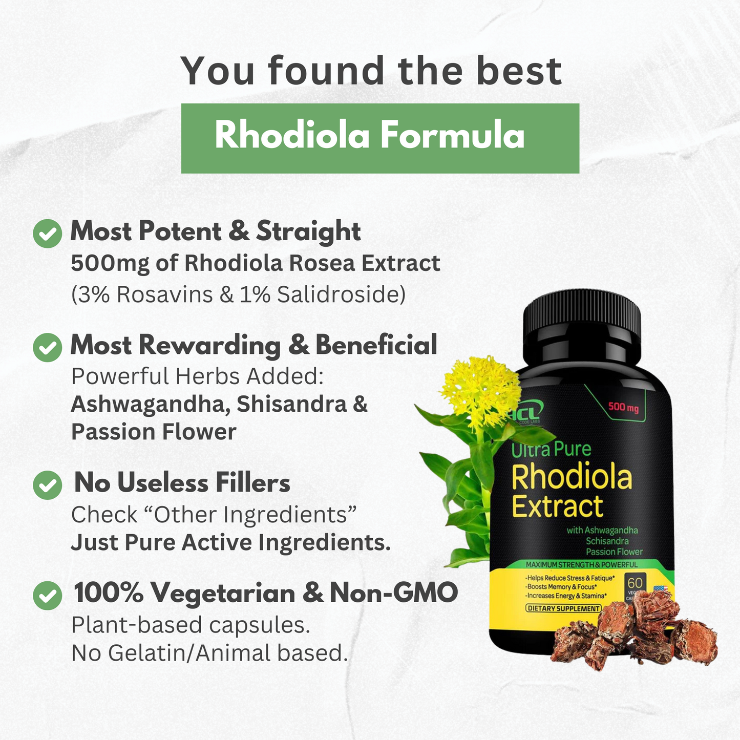 Rhodiola Rosea Supplement