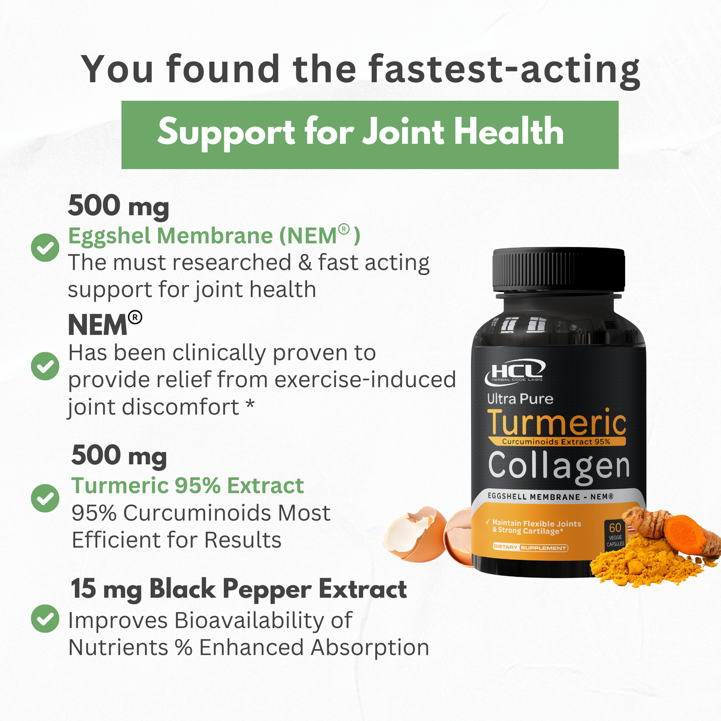 Collagen NEM® & Turmeric Extract