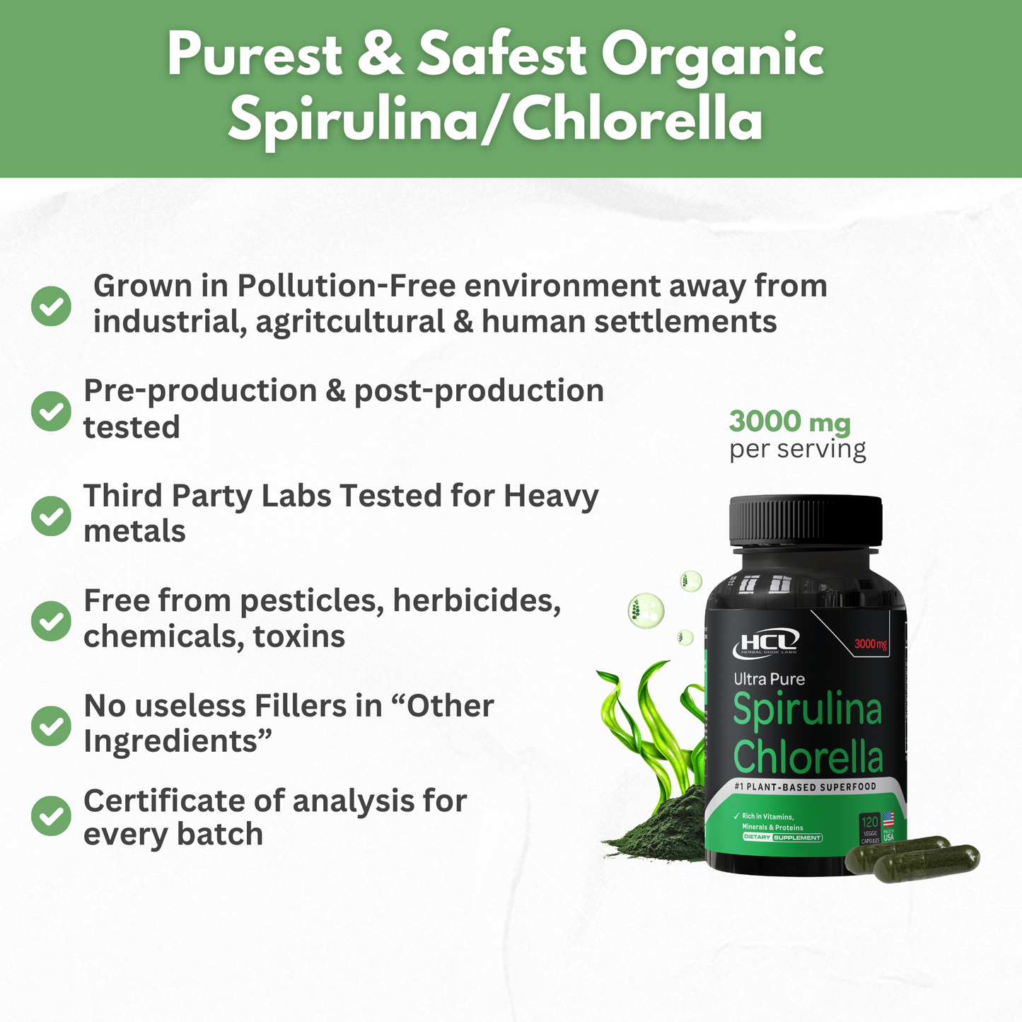 Spirulina Chlorella Organic