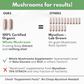 Organic Mushrooms Extract