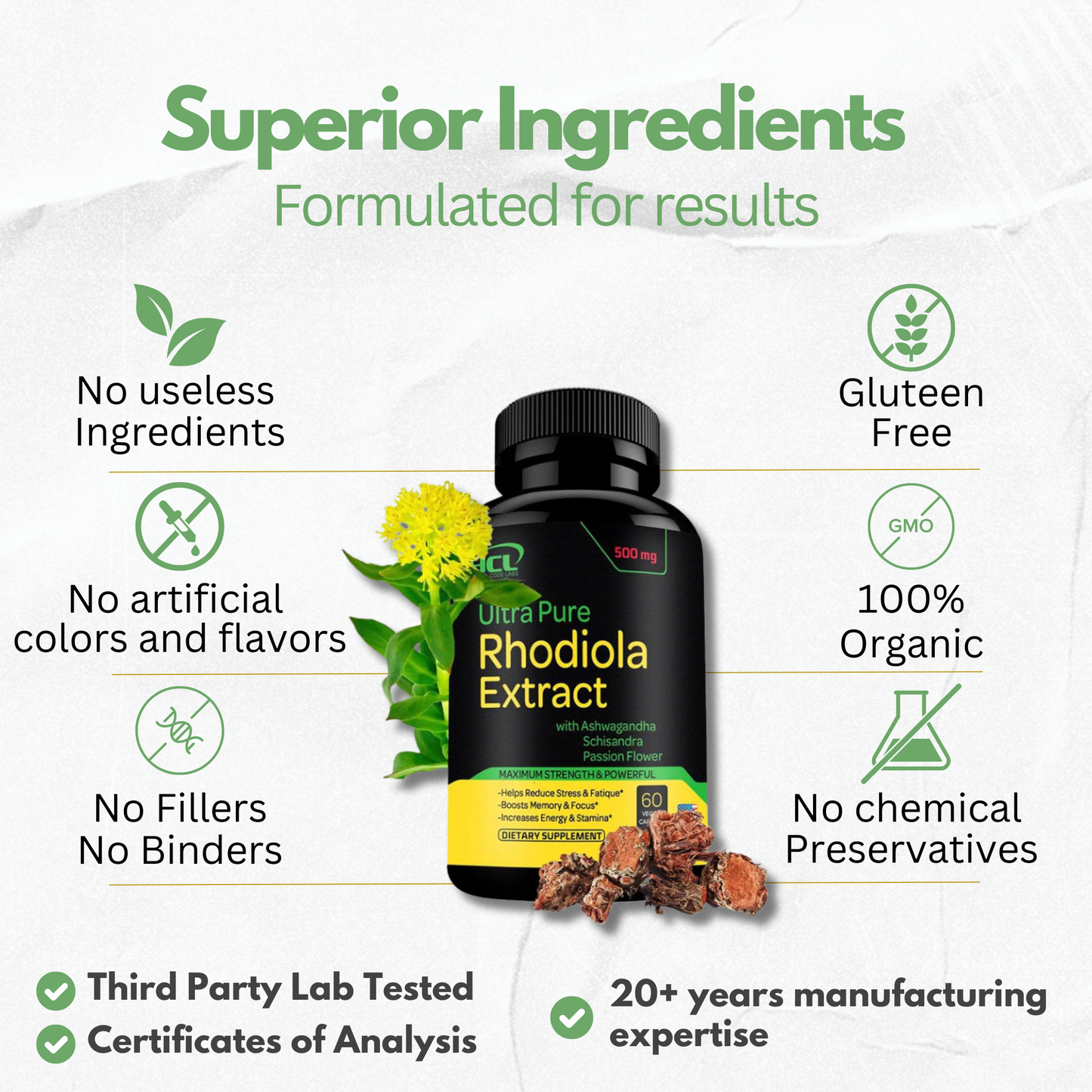 Rhodiola Rosea Supplement